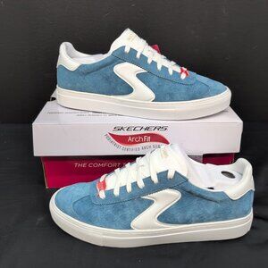 Skechers Arch Fit Legend Court Classics Sneakers Women's Shoes US 11 Light Blue